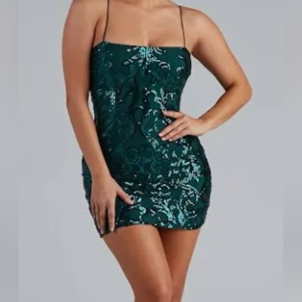 Windsor- Sequin mini dress.